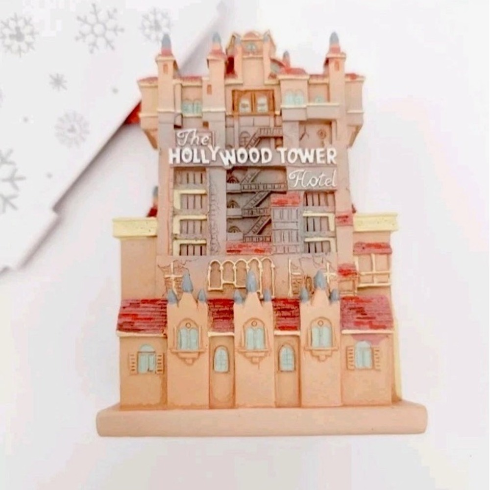 2024 Disney Park Hollywood Studios Tower Of Terror Miniature Ornament Mickey NEW